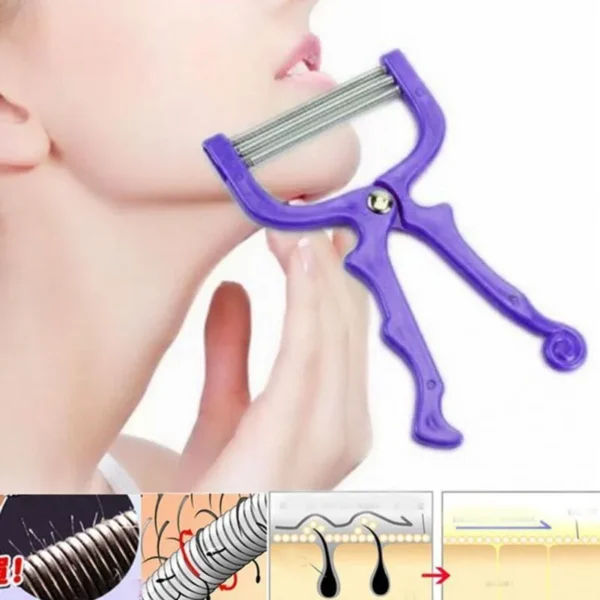Face Hair Remover for Sensitive Skin, Durable ABS Plastic, Multicolor