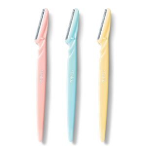 Premium Stainless Steel Face Razors Pastel Colors