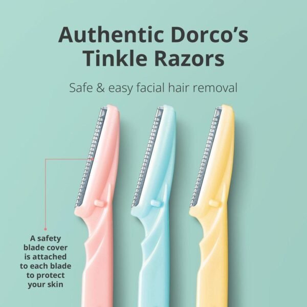 Premium Stainless Steel Face Razors Pastel Colors