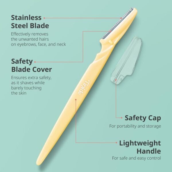 Premium Stainless Steel Face Razors Pastel Colors