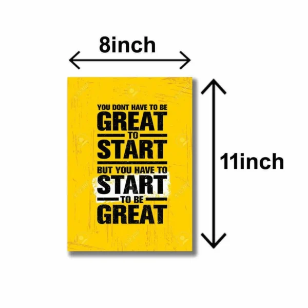 3 Pcs Motivational Wall Art Set 8×11 Multicolor