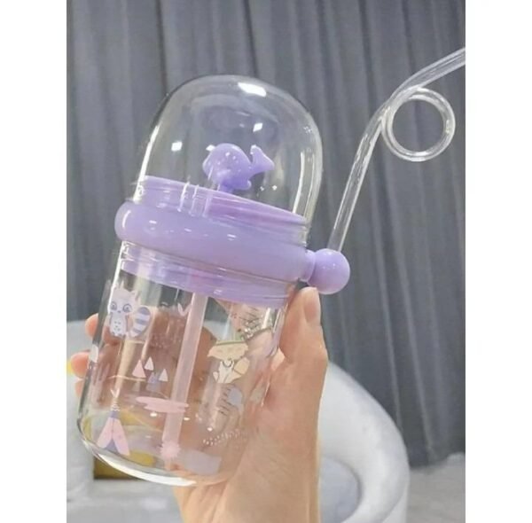 Kids Water Shower Sipper 600ml ABS Plastic Transparent