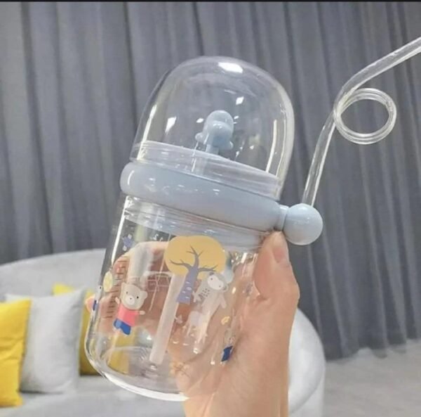Kids Water Shower Sipper 600ml ABS Plastic Transparent