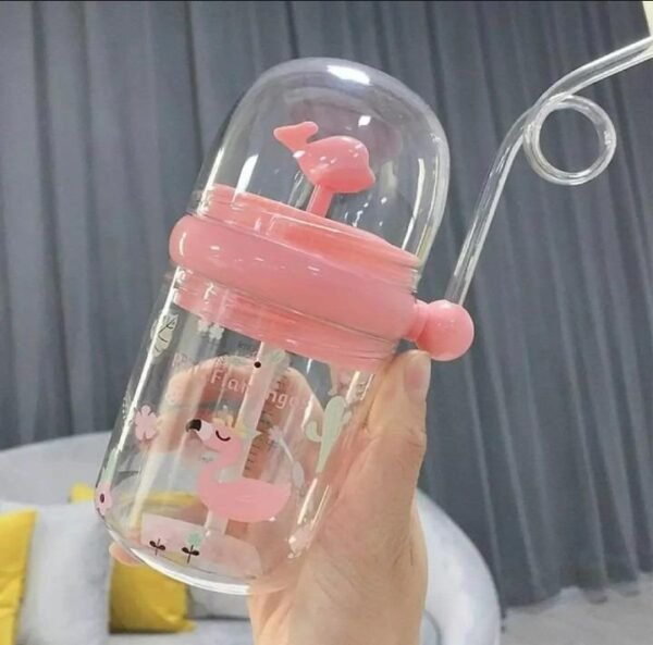 Kids Water Shower Sipper 600ml ABS Plastic Transparent