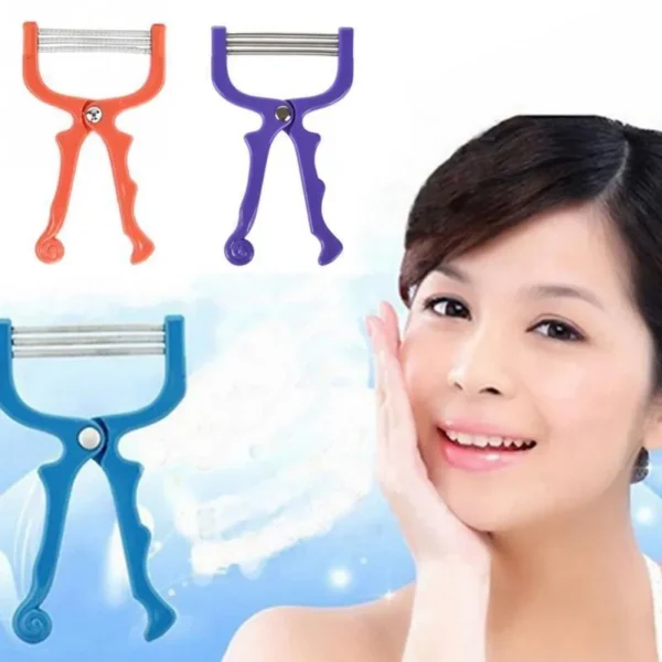 Handheld Facial Epilator Multi Color ABS Plastic